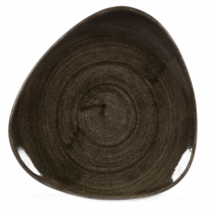 Churchill Stonecast Patina Iron Black Triangle Plate 19.2cm