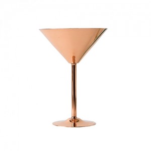 Copper Martini Glass 26cl/9oz