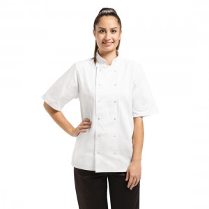 Whites Vegas Chefs Jacket Short Sleeve White