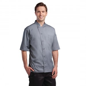 Chef Works Cool Vent Valais Chef Jackets Grey