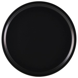 Luna Black Stoneware Pizza Plate 13inch / 33cm