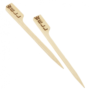 Bamboo Steak Markers Well 9cm