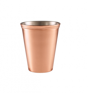 Genware Beaded Copper Plated Serving Cup 38cl/13.4oz