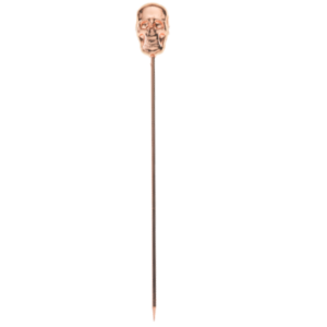 Barfly Skull Top Copper Plated Cocktail Picks 
