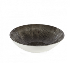 Churchill Studio Prints Stone Quartz Black Coupe Bowl 18.2cm 