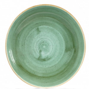 Churchill Stonecast Samphire Green Coupe Bowl 24.8cm 