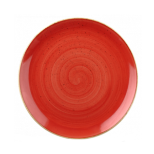 Churchill Stonecast Berry Red Coupe Plate 16.5cm