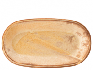 Murra Honey Deep Coupe Oval Plate 25 x 15cm