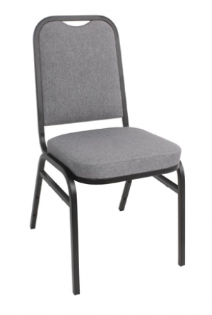 Bolero Grey Square Back Banqueting Chairs 