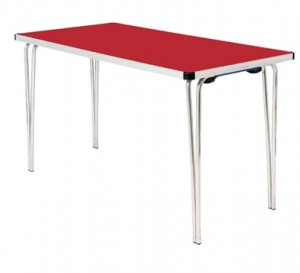Gopak Folding Table Red 4ft 