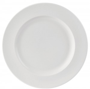 Simply White Winged Plates 9inch / 23cm