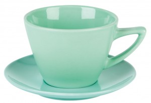Simply Economy Spectrum Green 16cm Double Well Saucer