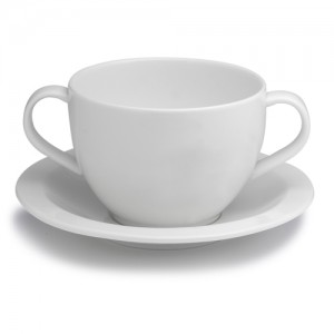 Elia Miravell Premier Bone China Handled Soup Cup 30cl