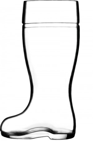 Glass Wellington Boot 17.5oz / 0.5Ltr