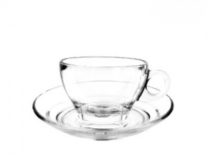 Ocean Caffe Premio Latte Glass Cups 8.7oz / 260ml