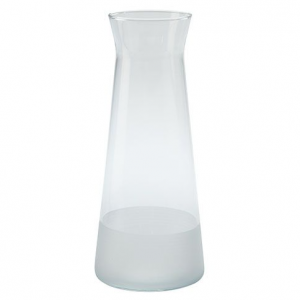 White Frosted Water Carafe 40oz / 1145ml