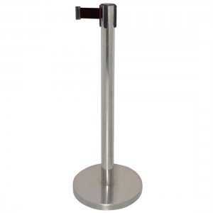 Barrier Post with Black Strap 