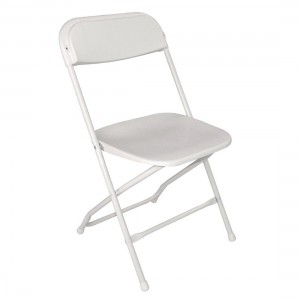 Bolero Folding Chairs White 