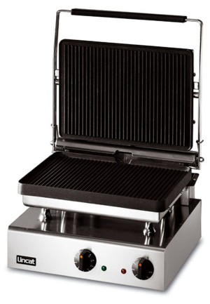 Lincat Heavy Duty Panini Grill (Ribbed Upper and Lower Plates) 3kW