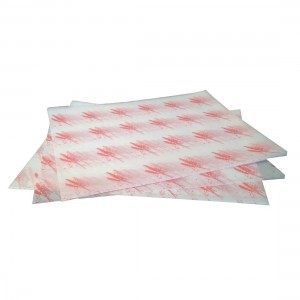 Burger Wrapping Paper Sheets Red 245 x 300mm