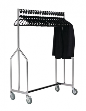 Heavy Duty Z Garment Rail With 20 Hangers