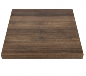 Bolero Square Table Top Rustic Oak 600mm