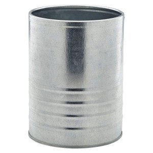 Galvanised Steel Can 11 x 14.5cm