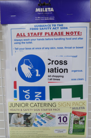 Junior Catering Sign Pack