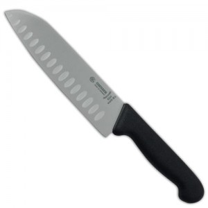 Giesser Professional Scalloped Santoku Knife 18cm