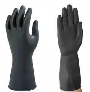 Heavy Duty Rubber Gloves Black