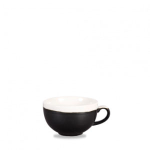 Churchill Monochrome Cappuccino Cup Onyx Black 34cl 