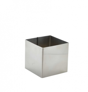 Stainless Steel Square Mousse Ring 6 x 6cm