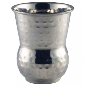 Moroccan Stainless Steel Hammered Tumblers 40cl / 14oz