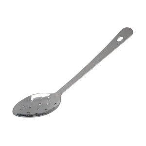 Stainless Steel Perforated Serving Spoon with Hanging Hole 10inch / 25.4cm