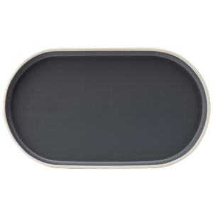 Forma Charcoal Platter 31 x 17.5cm 