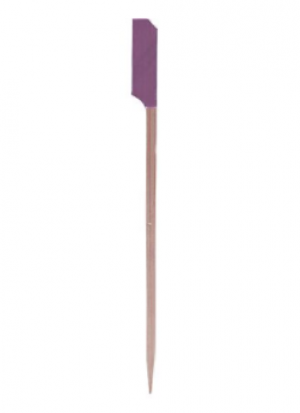 Bamboo Paddle Picks Purple 11.5cm