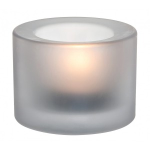 Chunky White Candle Holder 