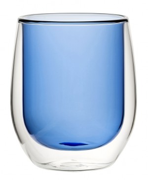 Double Wall Water Glasses Blue 9.7oz / 27cl