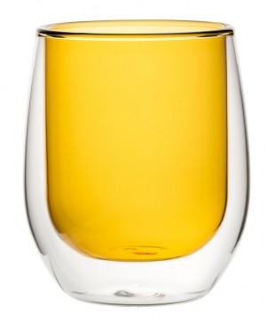 Double Wall Water Glasses Amber 9.7oz / 27cl