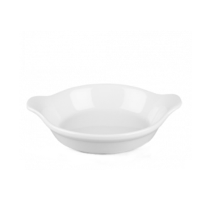 Churchill Cookware Small Round Eared Dish White 15 x 18cm