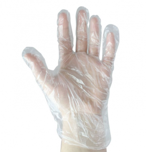 Disposable Polythene Gloves Large