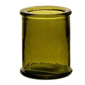 Authentico Green Candle Holder 