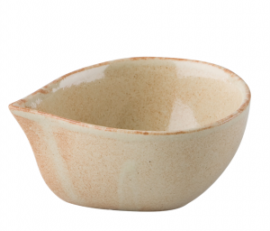 Rustico Flame Unhandled Sauce Boat 4.5inch / 11cm   