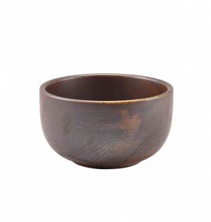 Terra Porcelain Rustic Copper Round Bowl 12.5 x 7cm