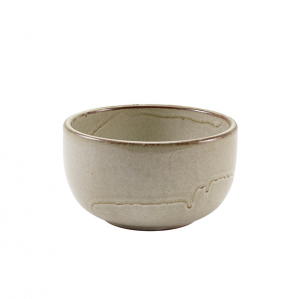Terra Porcelain Grey Round Bowl 12.5 x 7cm 