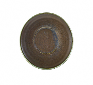 Terra Porcelain Cinder Black Coffee Cup Saucer 14.5cm 