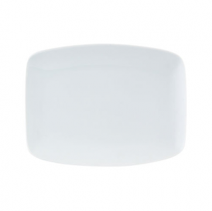 Porcelite White Rectangular Plate 10.5 x 7.75inch / 27 x 20cm