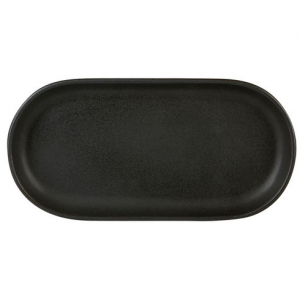 Rustico Carbon Oval Tray 11.75 x 6inch / 30 x 15cm
