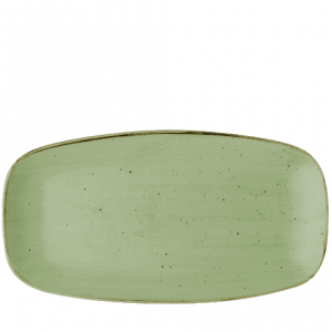 Churchill Stonecast Sage Green Chefs Oblong Plate 11.75 x 6inch / 29.8 x 15.3cm