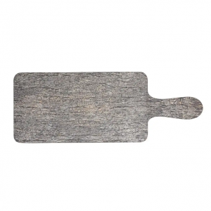 Churchill Alchemy Melamine Distressed Wood Buffet Handled Paddle Board 26.6 x 14cm